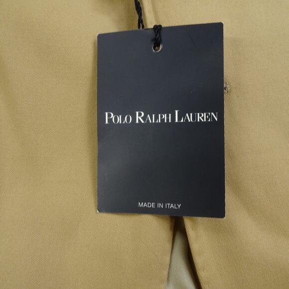 Polo Ralph‎ Lauren Blazer Mens 42R Custom Fit Jacket Tan Brown Italy NWT - Picture 7 of 16